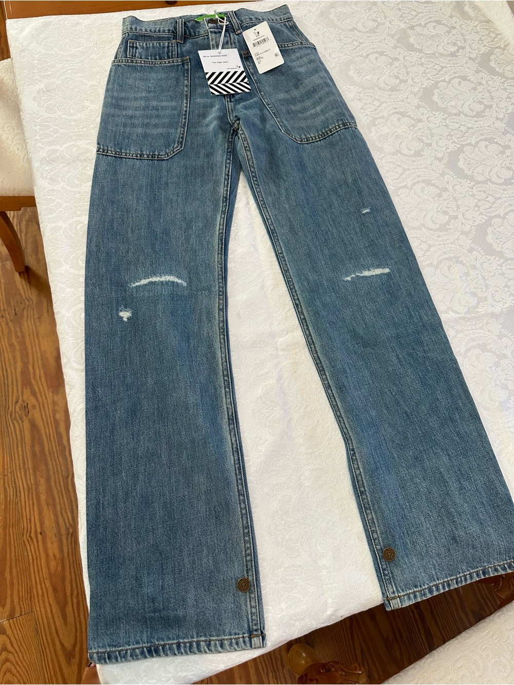 NWT Free People SR vs
Sandrine Rose The Virgin
Label Jeans Blue Size 26 - Picture 4 of 11